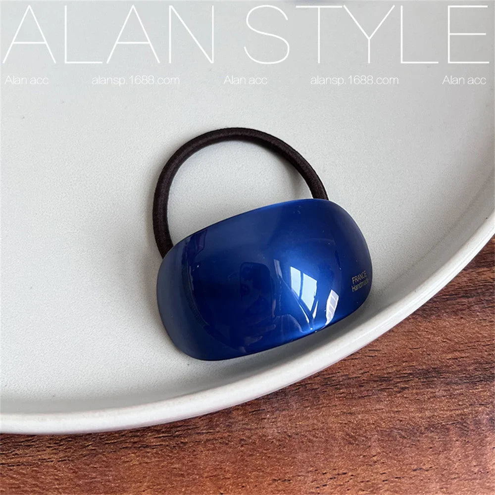 Semicircle Buckle Ponytail Holder