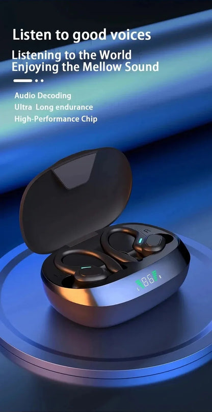 Bluetooth 5.3 Wireless Earphones with Voice Assistant & Wireless Charging