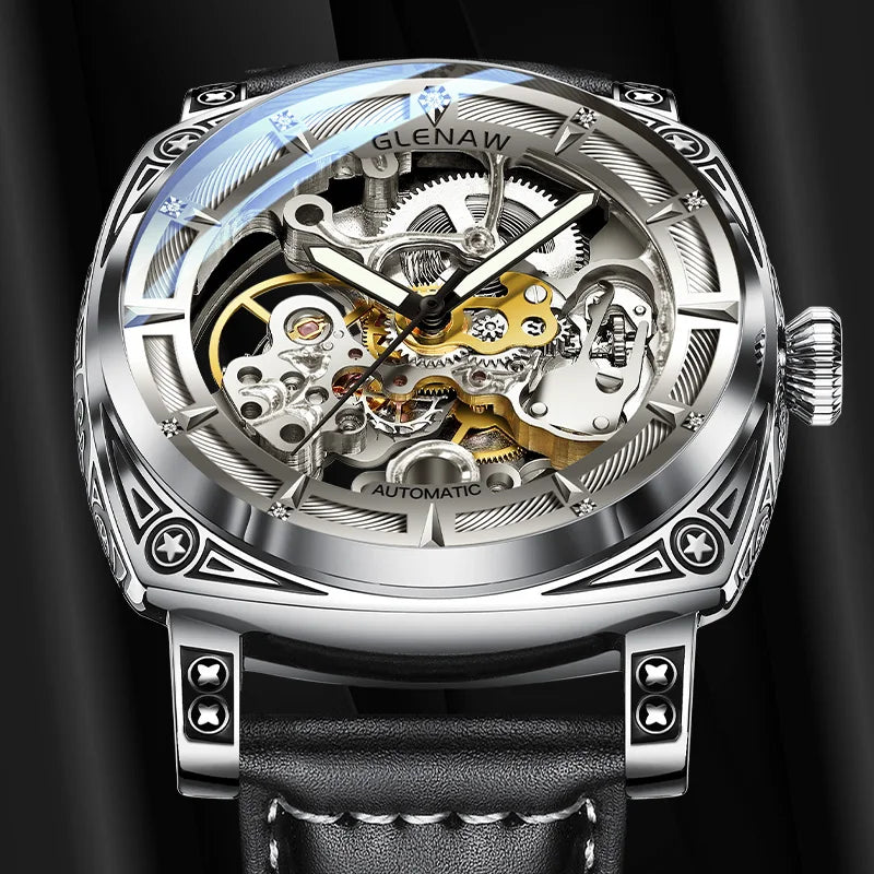 GLENAW Luxury Automatic watch