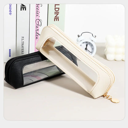 Portable PU Makeup Brush & Toiletry Organizer Bag