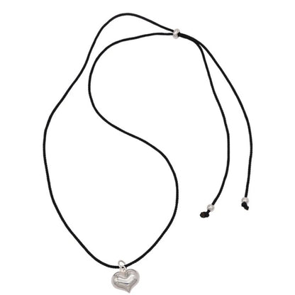 Black Rope Collarbone Chain for Women