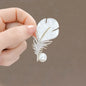 Crystal Dolphin Whale Brooch