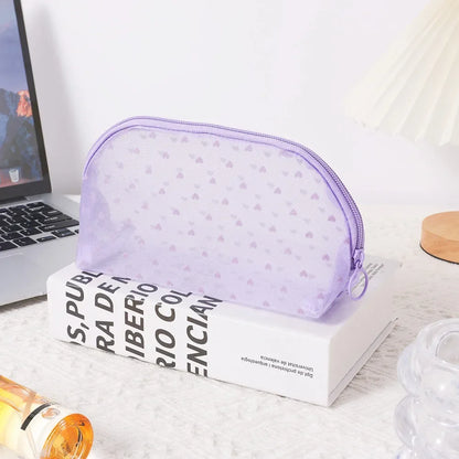 Clear Mesh Cosmetic Bag