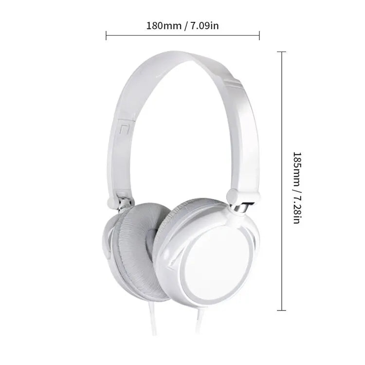 Wired Over-Ear Headphones with Microphone