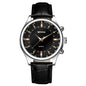 MOONBIFFY Leather Quartz Watch