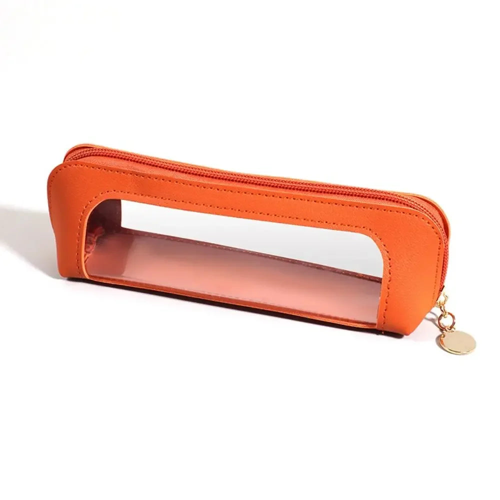 Portable PU Makeup Brush & Toiletry Organizer Bag