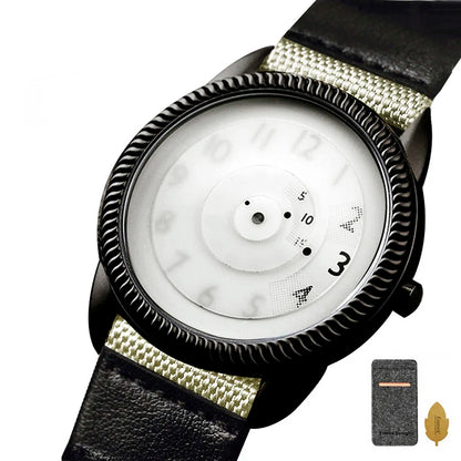 Enmex Casual Canvas Strap Watch