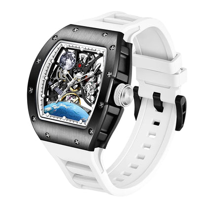 AETEEY Luxury Skeleton Tourbillon Watch