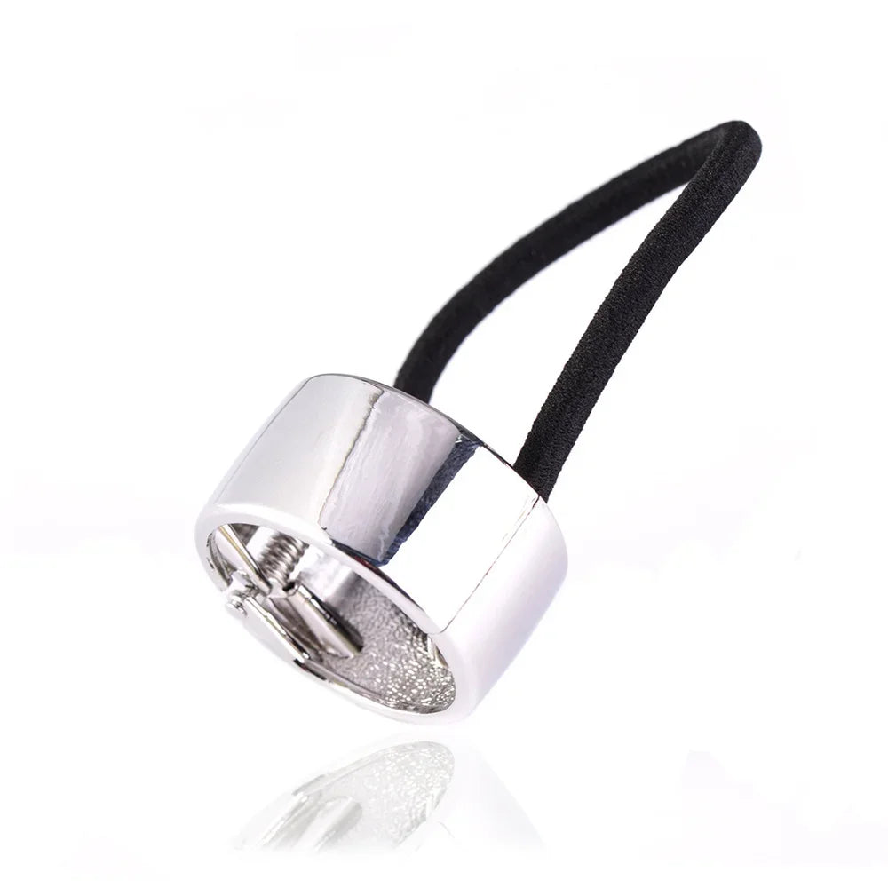 Semicircle Buckle Ponytail Holder
