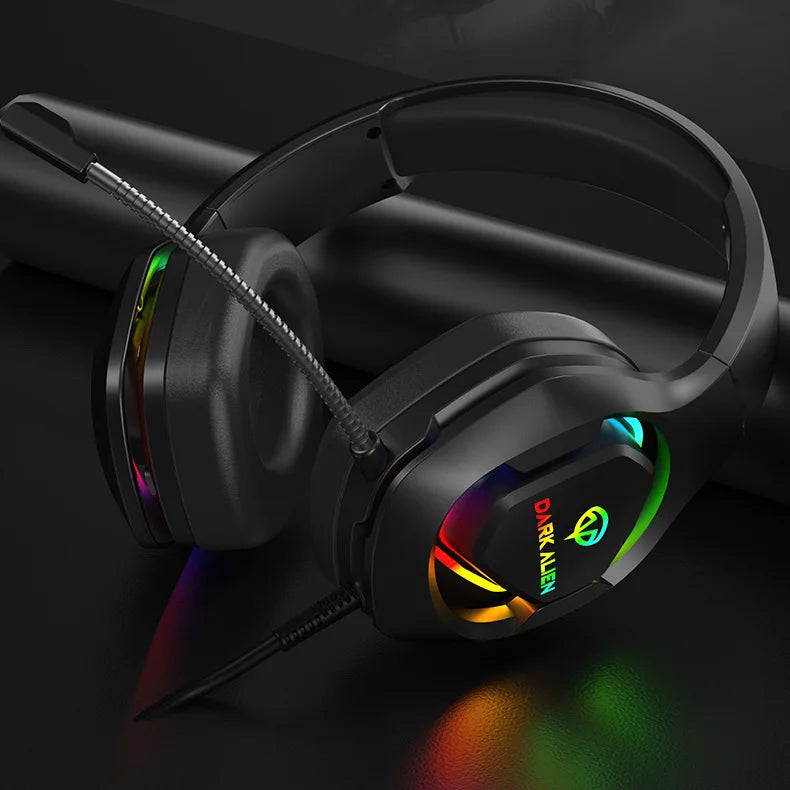 EOENKK Wired USB Gaming Headphones