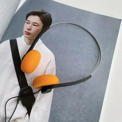 CUJMH Over-Ear Wired Headphones with Active Noise Cancellation & Balanced Armature Sound