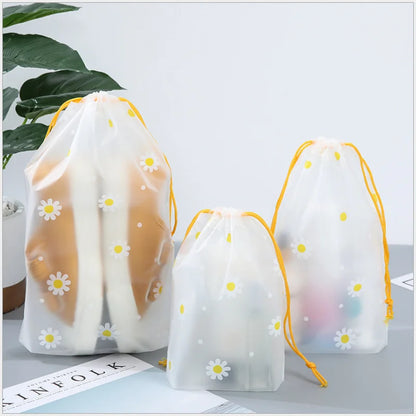 Cute Cartoon Transparent Travel Cosmetic Bag