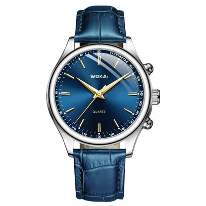 MOONBIFFY Leather Quartz Watch