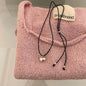 Black Rope Collarbone Chain for Women