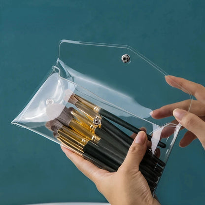 Portable Cosmetic & Brush Organizer