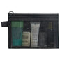 Large Capacity Mesh Cosmetic Bag with Zipper