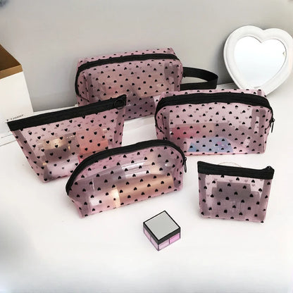 Clear Mesh Cosmetic Bag