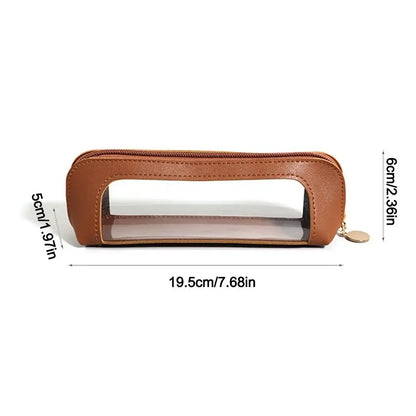 Portable PU Makeup Brush & Toiletry Organizer Bag