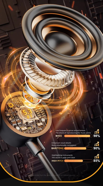 Wireless Bluetooth In-Ear Earphones with Mic