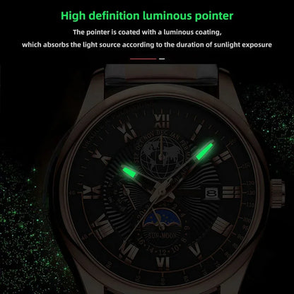 Wlisth Y-1 Leather Quartz Watch