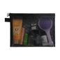 Large Capacity Mesh Cosmetic Bag with Zipper
