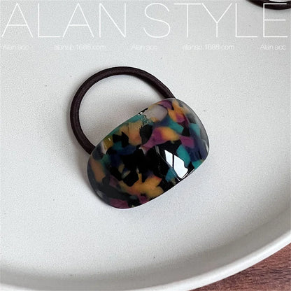 Semicircle Buckle Ponytail Holder