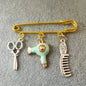 Hair Stylist Brooch