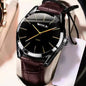 MOONBIFFY Leather Quartz Watch