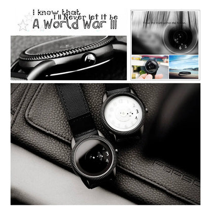 Enmex Casual Canvas Strap Watch