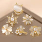 Fashion Flower & Bow Brooch Set