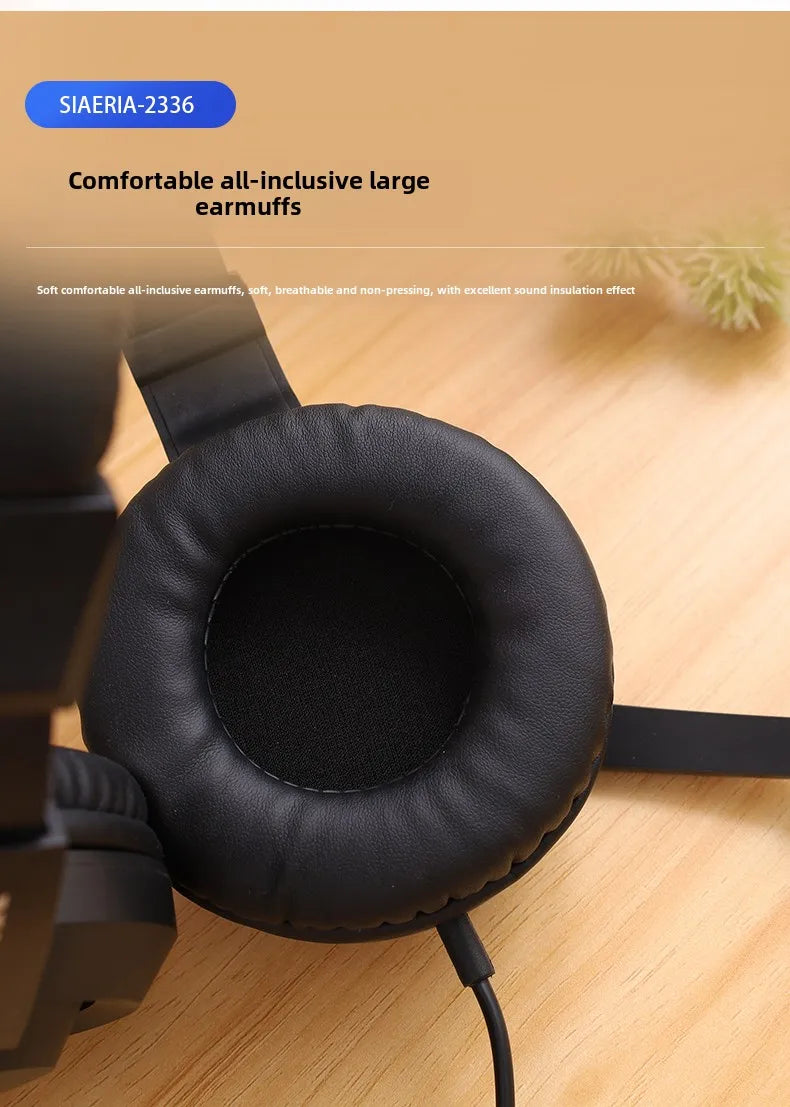 XIAOKOA Wired Over-Ear Headphones