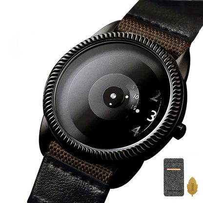 Enmex Casual Canvas Strap Watch