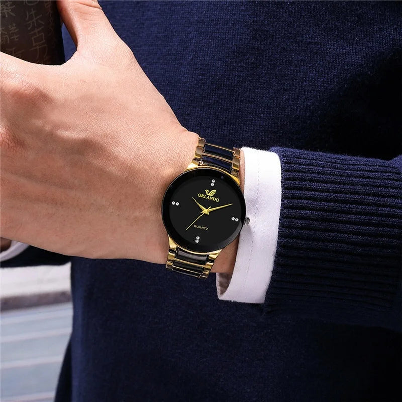 yolako Stainless Steel Quartz Watch