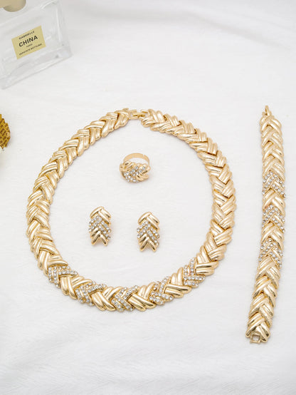 18K Gold-Plated Dubai Jewelry Set