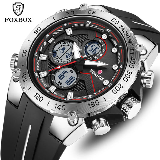 LIGE Dual Display Sports Watch