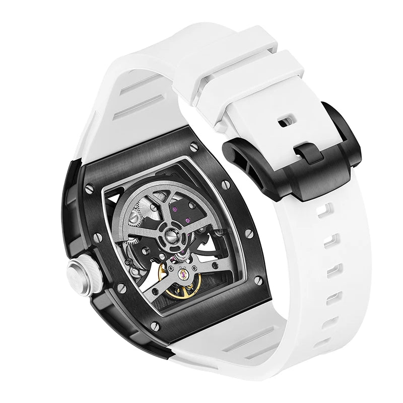 AETEEY Luxury Skeleton Tourbillon Watch