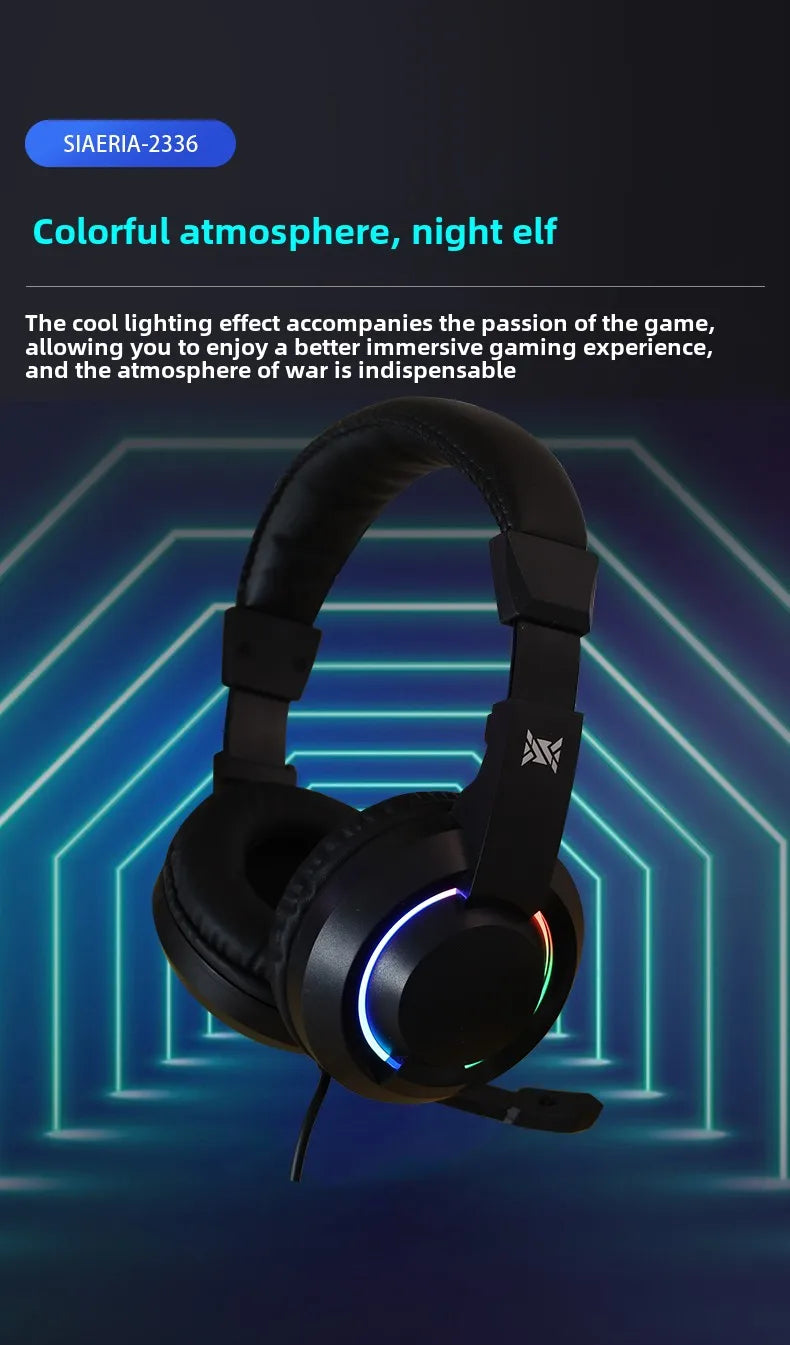 XIAOKOA Wired Over-Ear Headphones