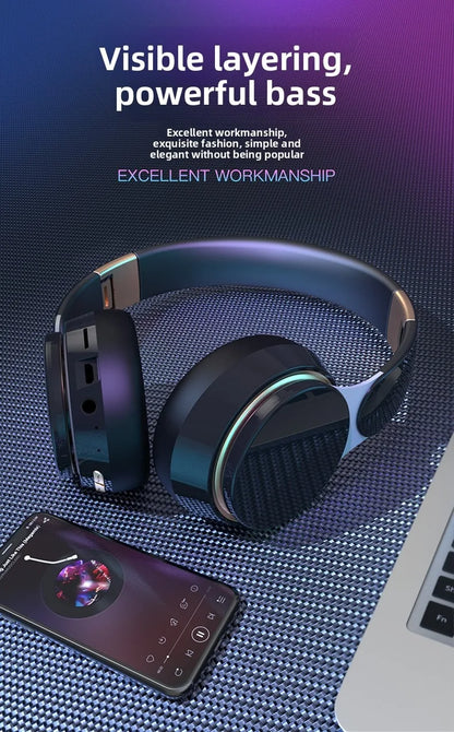 DIXSG Wireless & Wired Headphones with Active Noise Cancellation – 20 Hours Battery