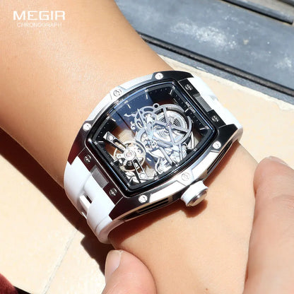 MEGIR Mechanical Skeleton Watch