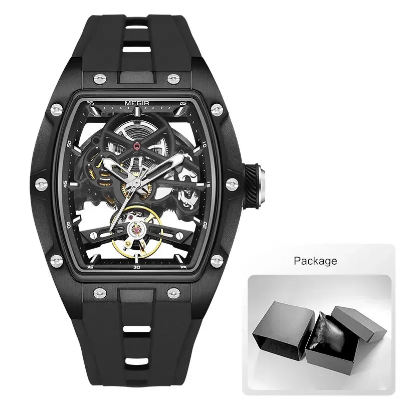 MEGIR Mechanical Skeleton Watch