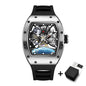 AETEEY Luxury Skeleton Tourbillon Watch