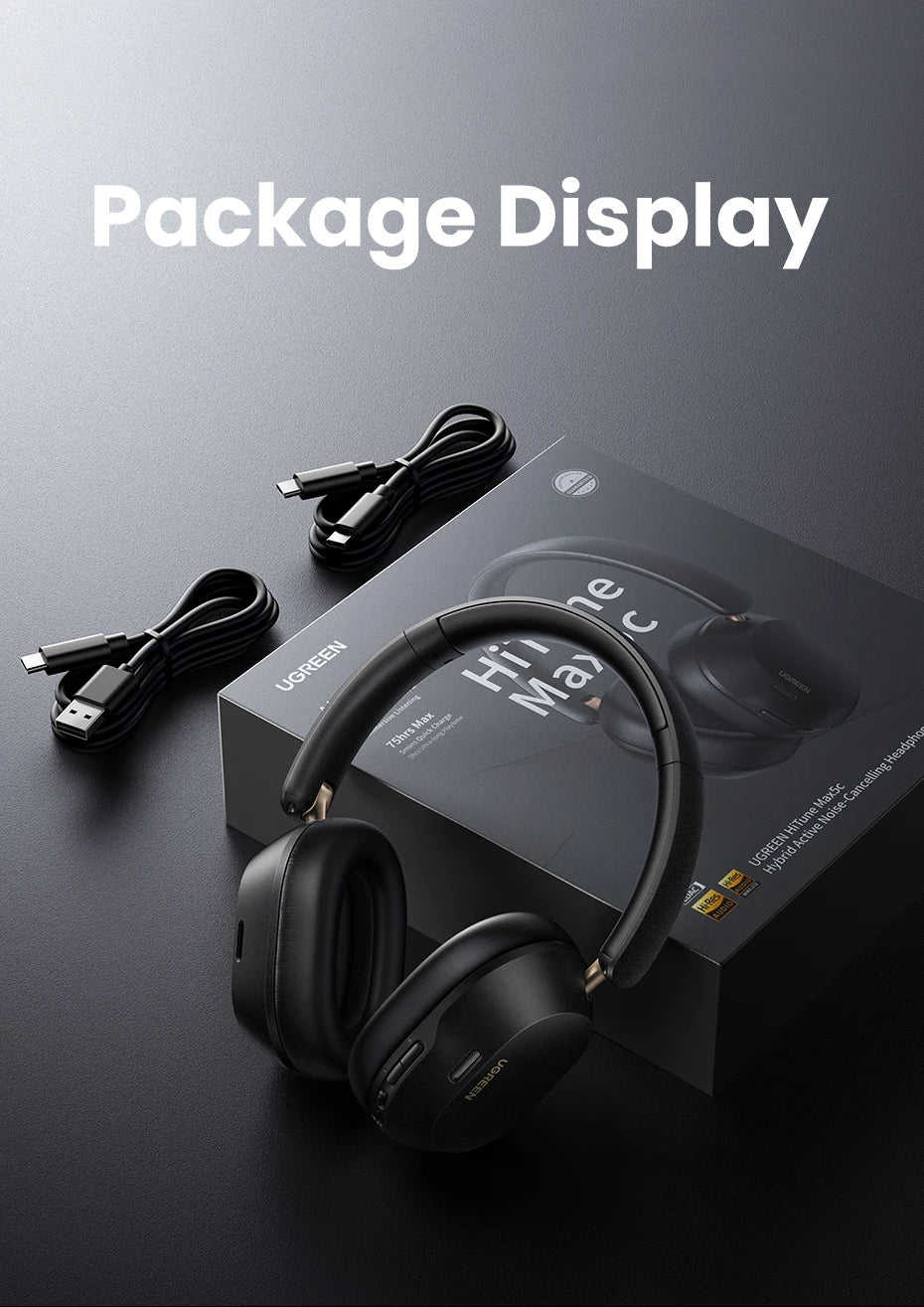 UGREEN Wireless & Wired Headphones with ANC