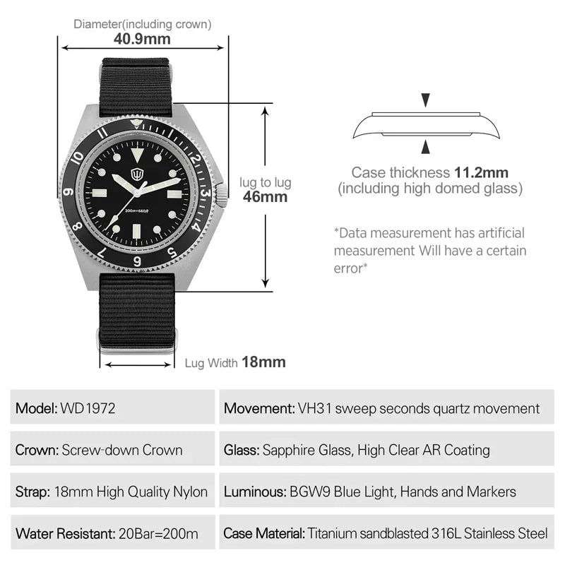 Watchdives Oval Stainless Steel Watch
