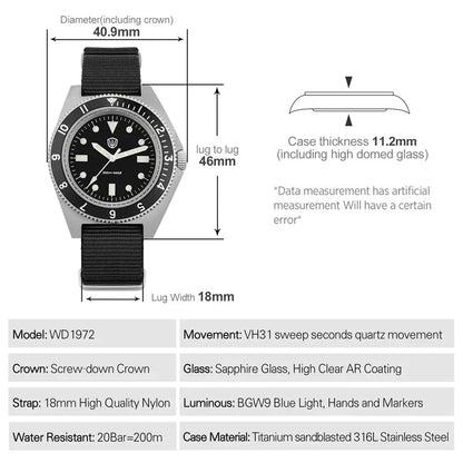 Watchdives Oval Stainless Steel Watch