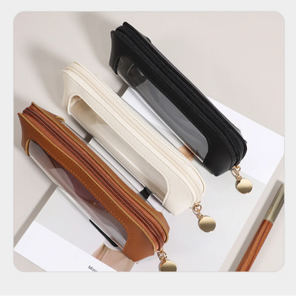 Portable PU Makeup Brush & Toiletry Organizer Bag