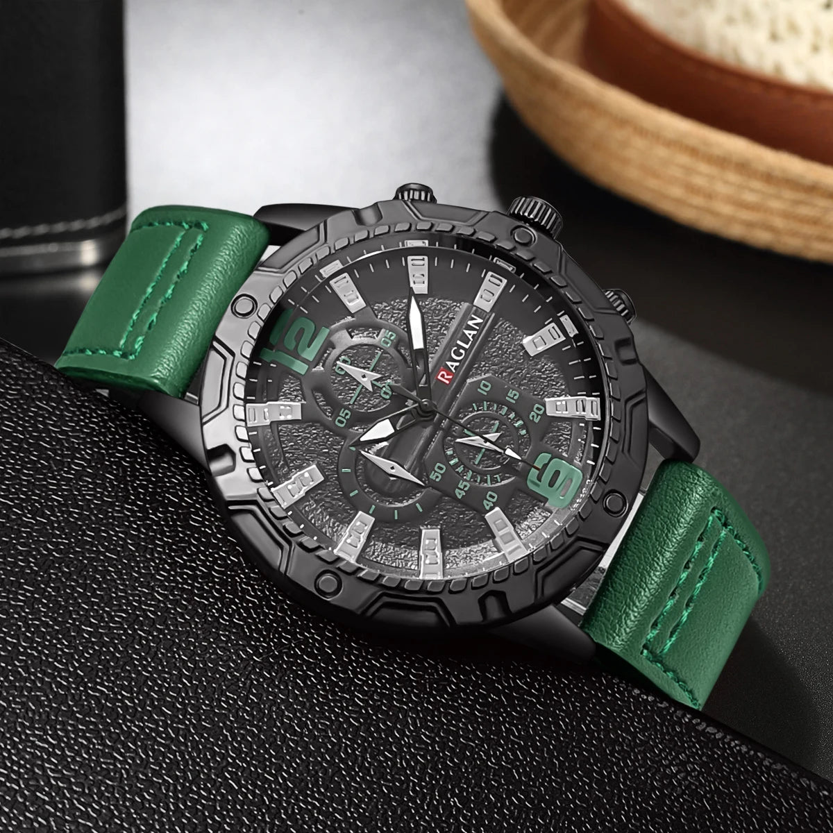 Wal-Joy WJ079 Leather Quartz Watch