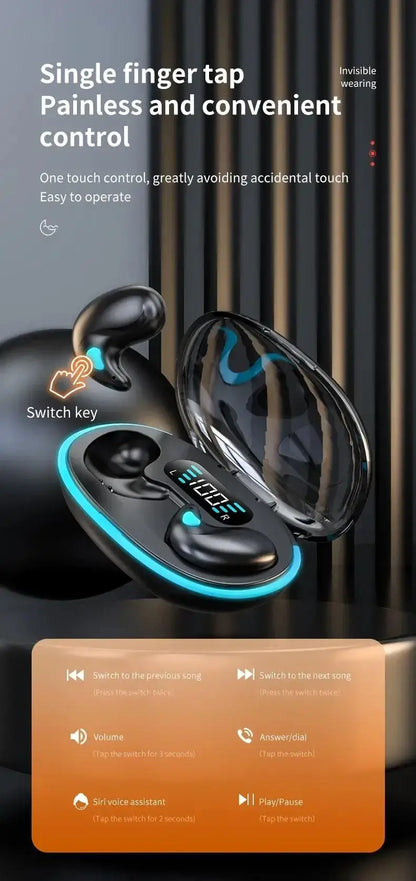 DIXSG Wireless In-Ear Headphones with Active Noise Cancellation & Hybrid Technology