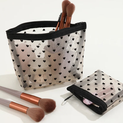 Clear Mesh Cosmetic Bag
