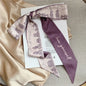 French Bow Tie Painting Silk Scarf