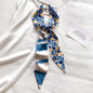 French Bow Tie Painting Silk Scarf